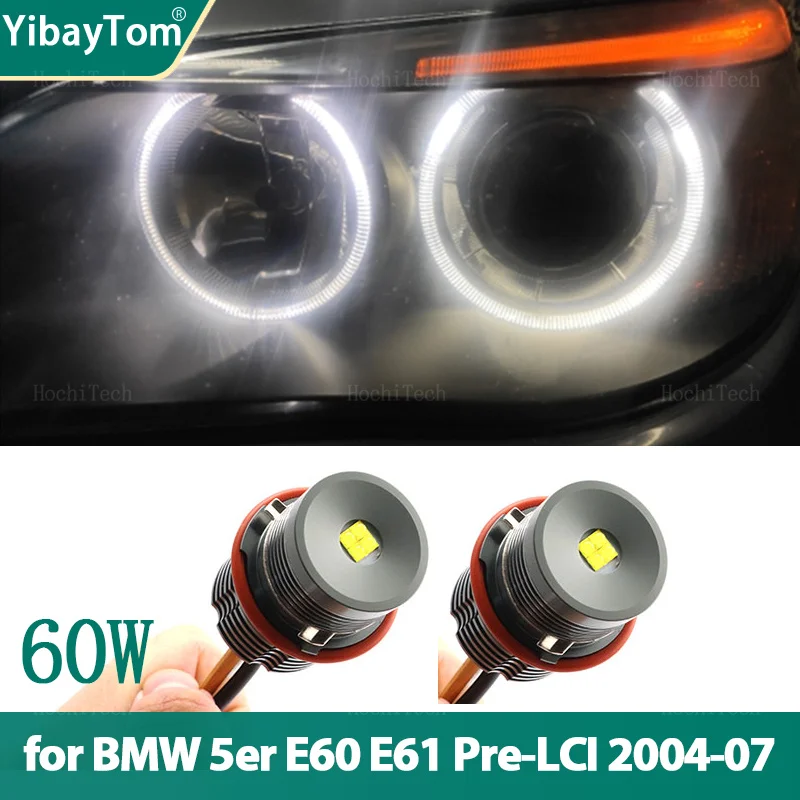 

Светодиодный кольцевой светильник Angel Eye Halo Auto светильник ing 6000K для BMW 5 серии E60 E61 Pre-LCI 520i 523i 525i 528i 530i 535i 540i 545i 04-07