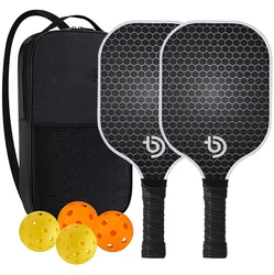 Enhanced Pickleball Paddle Set - Premium Lightweight Racquets for Multi-Environment Play (D)