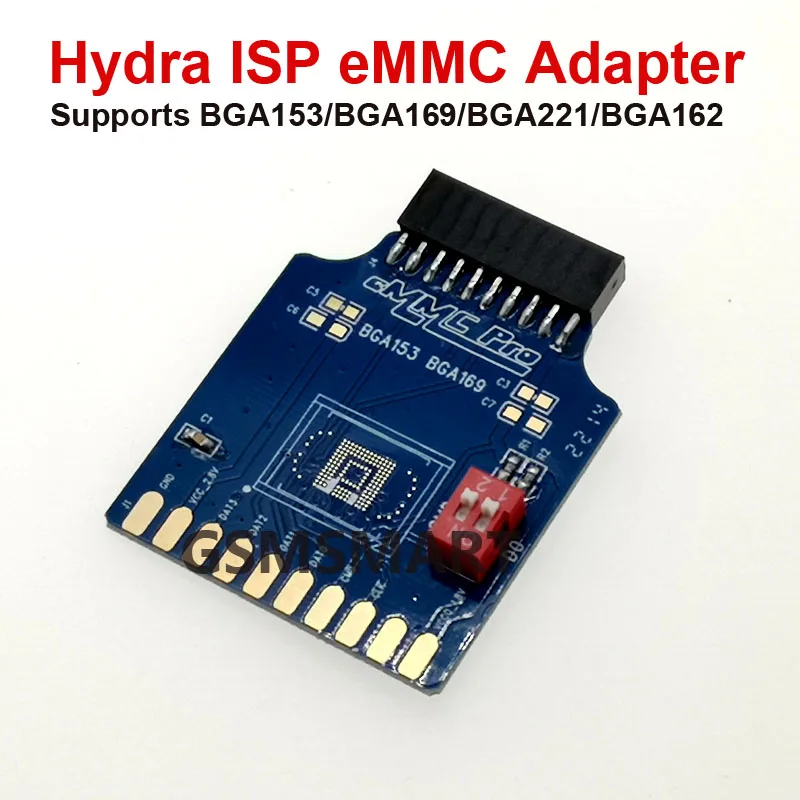 오리지널 Hydra ISP eMMC 어댑터 세트 도구, BGA153,BGA169,BGA221,BGA162 eMMC 브레이크 아웃 보드