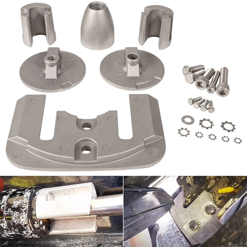 anx-cmbravo3kita-aluminum-anode-kit-fit-for-mercury-bravo-3-2004-to-present-replace-888761q02-888761q04-marine-accessories