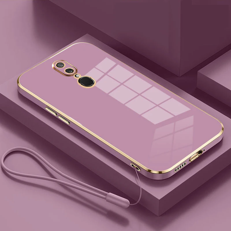 

Для Oppo F11 Pro Чехол OPPO F11 чехол для телефона F11Pro CPH1969 CPH2209 CPH1987 CPH1913 a9x Роскошная Противоударная задняя крышка с квадратным покрытием