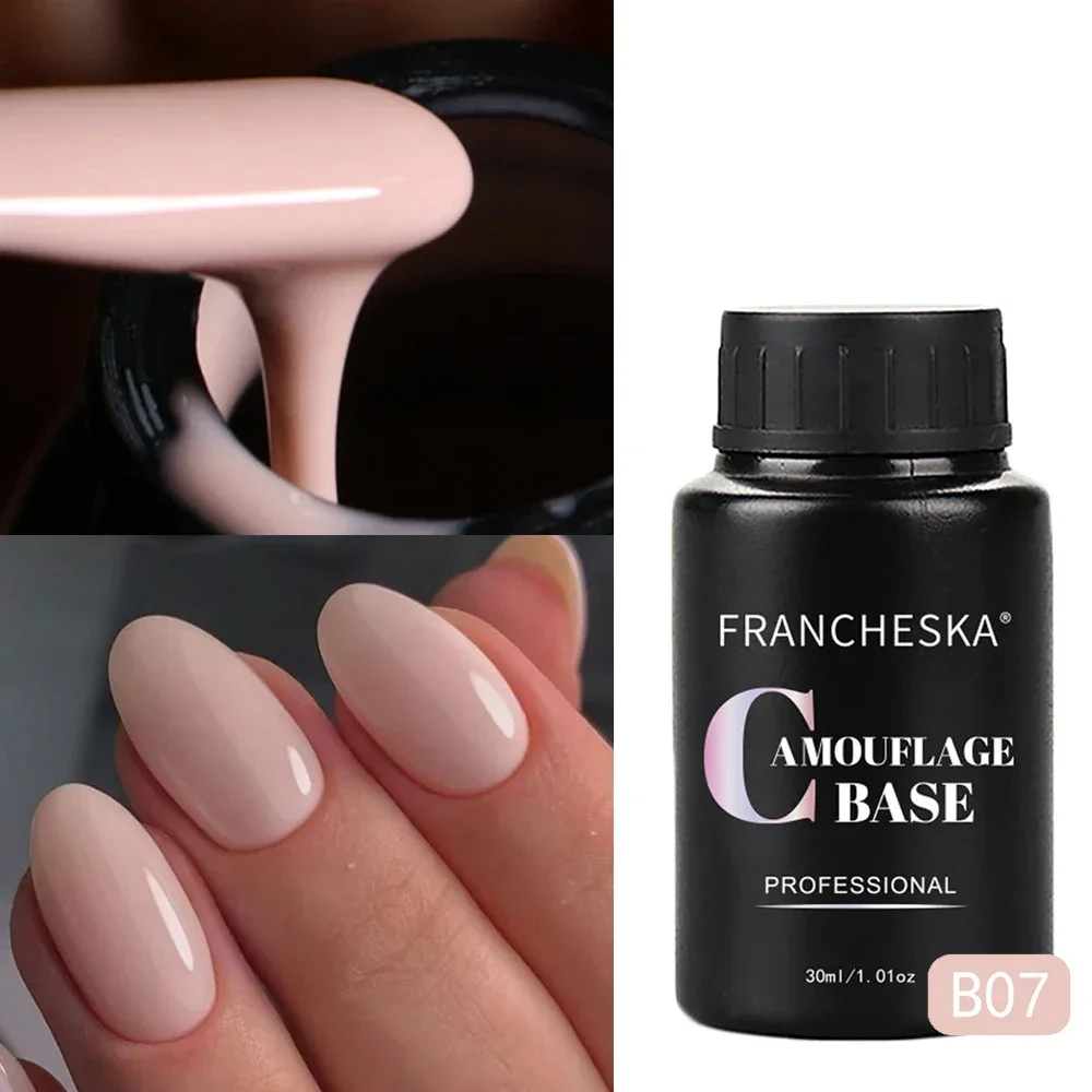 30Ml Gel Base In Gomma 2 In 1 Glitter Camouflage Base Gel Smalto Per Unghie Base Gel Uv Smalto Per Unghie Nuovo Gel Per Unghie 11 Colori Gel Uv Led