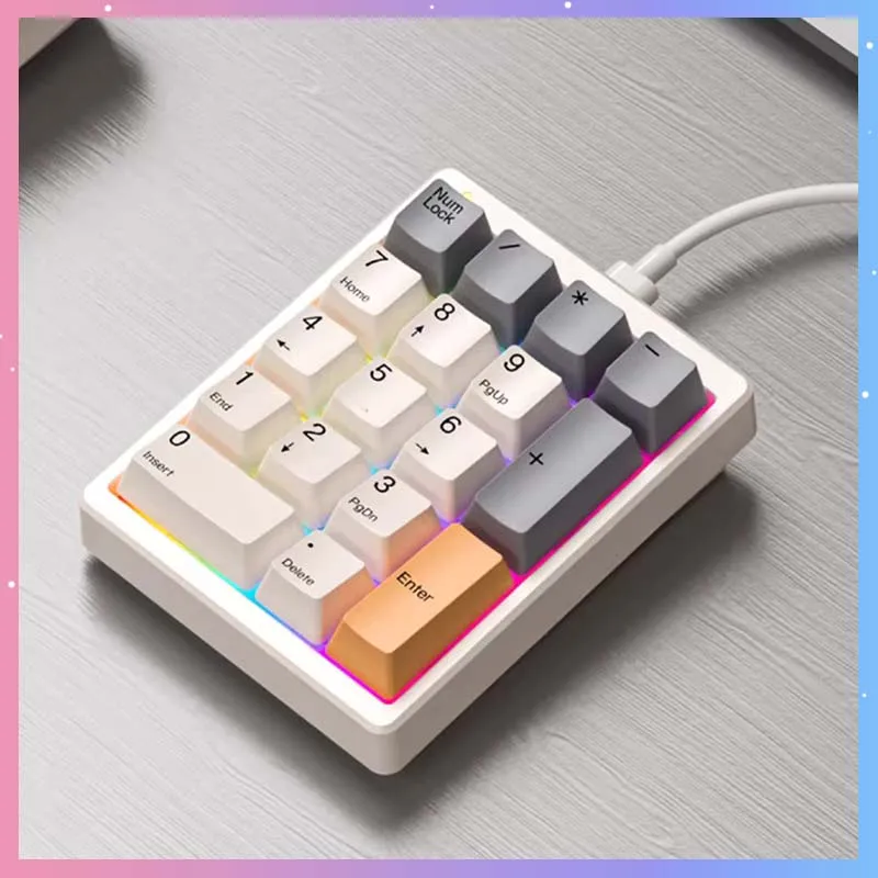 매직포스 MF17 기계식 숫자 키패드 QMK/VIA 지원 유선 RGB 라이트 외..