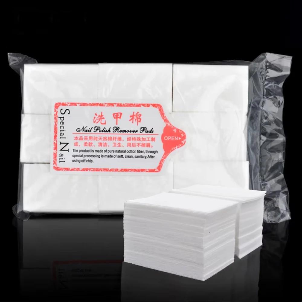 Nail Polish Remover Nail Gel Remover Nail Polish Remover Wipes Nail Cotton Pads Disposable Nail Pads 1000pcs/Lot Nail Polish Remover Wipes Cotton Pads 5Color Lint-Free Wipes Cotton Fiber Tissue Nail Cleaner Manicure Tool