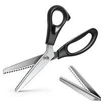 Stainless Steel Pinking Scissors Triangle Teeth Lace Cloth Crafts Dressmaking Zig Zag Cut Tailor's Scissors Sewing Shears 1