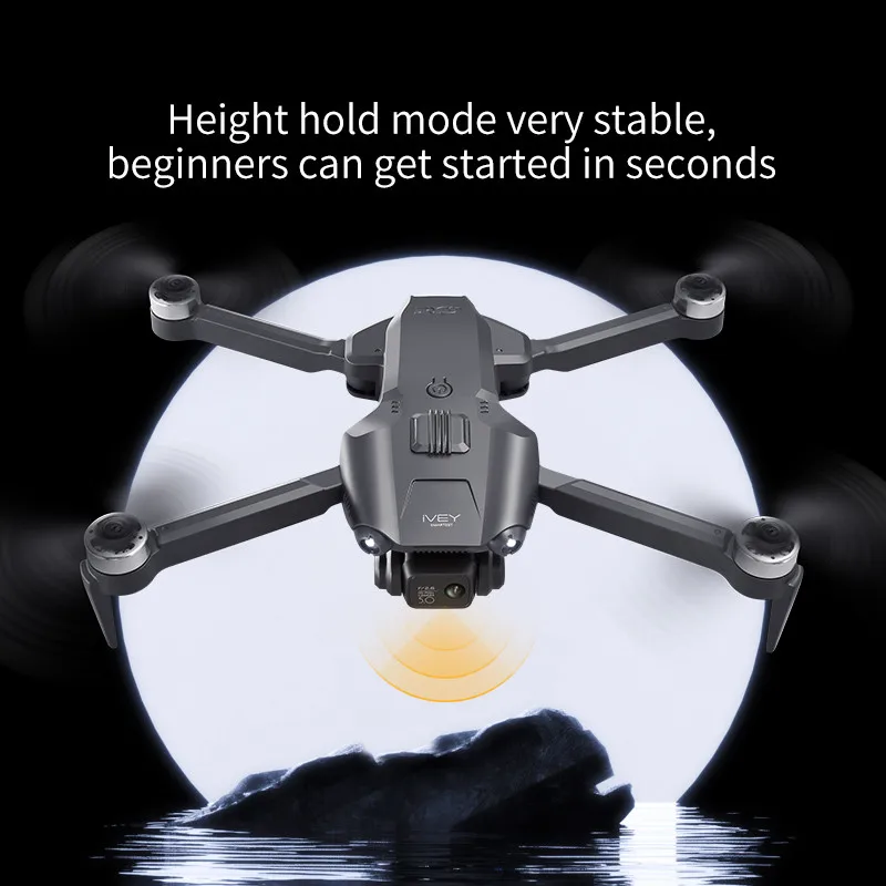 4DRC 드론 8K 전문 쿼드콥터 와이파이 FPV 드론, 4K HD 듀얼 카메라, 브러시리스 접이식 RC 헬리콥터 드론 장난감, 신제품