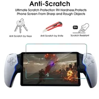 Tempered Glass Screen Protector for Sony PlayStation Portal Transparent Anti-scratch Protective Film for PlayStation PS5 Portal 2