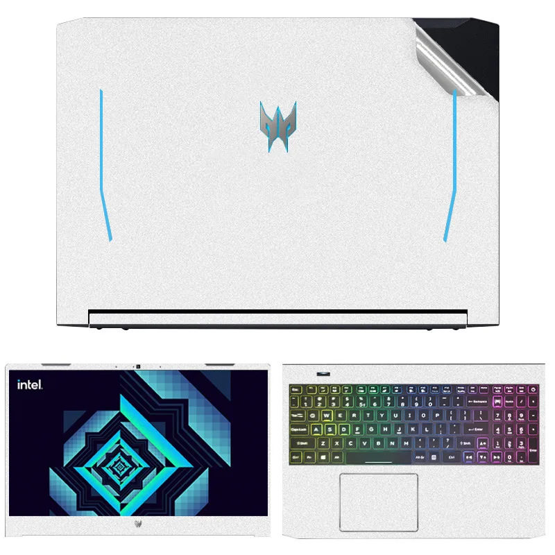 Autoadesivi Del Computer Portatile Della Pelle Del Cuoio Per Acer Predator Helios 300 Ph317-56 Ph317-55 Ph317-54 Ph317-53 Ph315-52 Ph315-54 Ph315-55