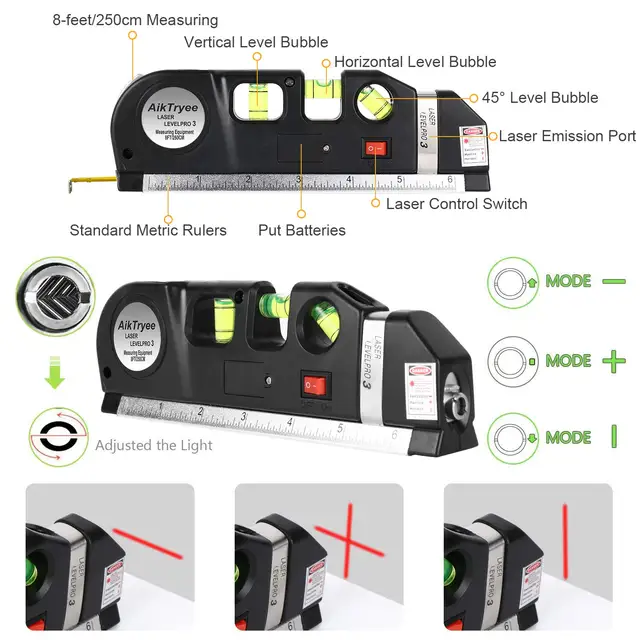 Multi-function High Precise Laser Leveling Instrument