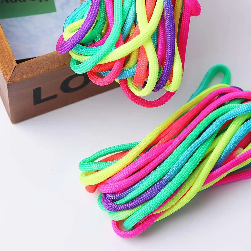Ausrüstung Fallschirmschnur Regenbogen-Paracord-Seil Regenbogenfarben-Seil DIY Überlebensarmband Fallschirmschnur-Lanyard – Detail 1