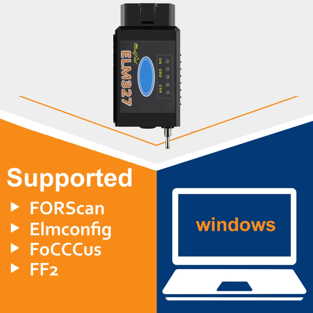 ELM327 V1.5 Switch MS/HS-CAN PIC18F25K80 FORScan For Ford/Mazda Code Reader Bluetooth/WIFI Hidden Function Programming Elmconfig 2