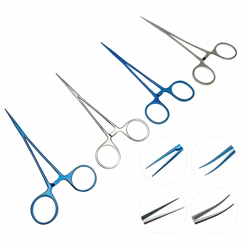 Mikrovaskuläre hämostatische Pinzette Mikro-Ophthalmologie Veterinärchirurgische Instrumente