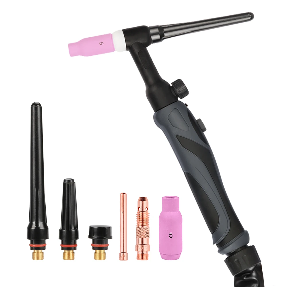 TIG Welding Torch WP26 WP26FV 3m 200A Argon arc welding gun European interface