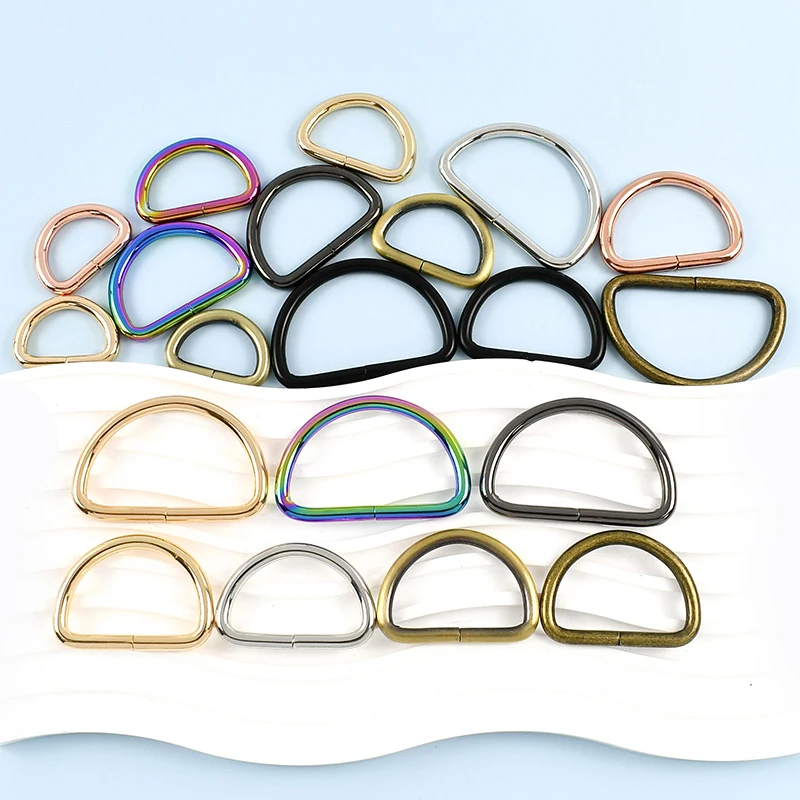10-Piece Metal Strap Buckle Set for DIY Leather and Hardware Projects