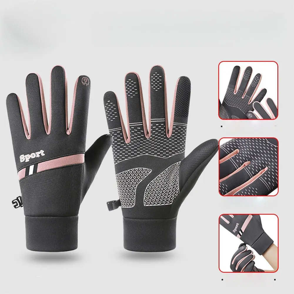 Winter Warm Gloves Water Resistance Windproof Breathable Skiing Ridding Gloves Biking Sporting Driving Motorcycle Cotton Gloves