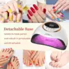 Professional UV LED Nail Lamp for Nails Gel Polish Fast Curing Dryer Drying Light Lamps with 45 LEDs 4 Timer Setting 3