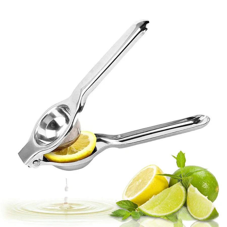 Stainless Steel Manual Citrus Press - Premium Lemon and Lime Hand Juicer