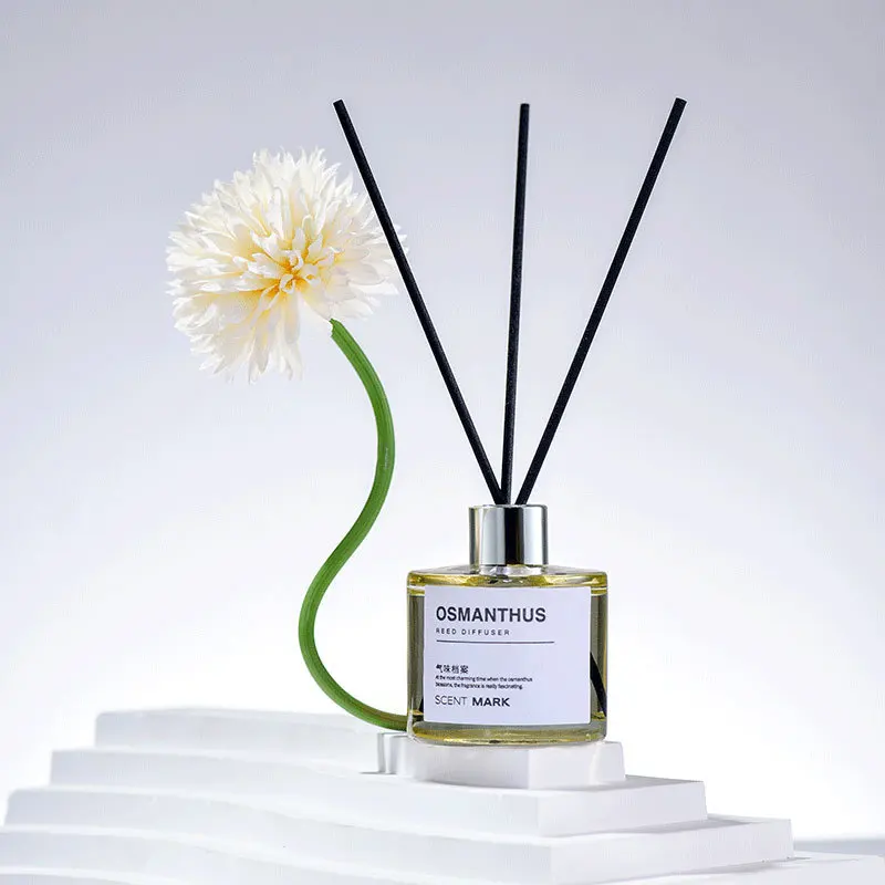 Luxurious 50ML Reed Diffuser with Essential Oils – Lavender, Rose, and Jasmine Fragrance for Hotel and Home Aromatherapy