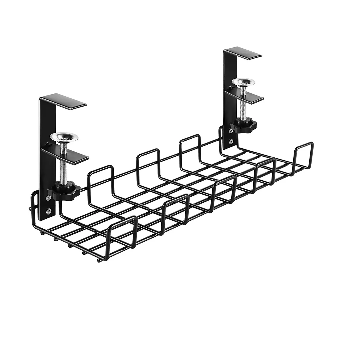 

Cable Tray Under Desk,Under Desk ,Wire Cable Holder No Drilling Required Easy Installation Wire Organizer