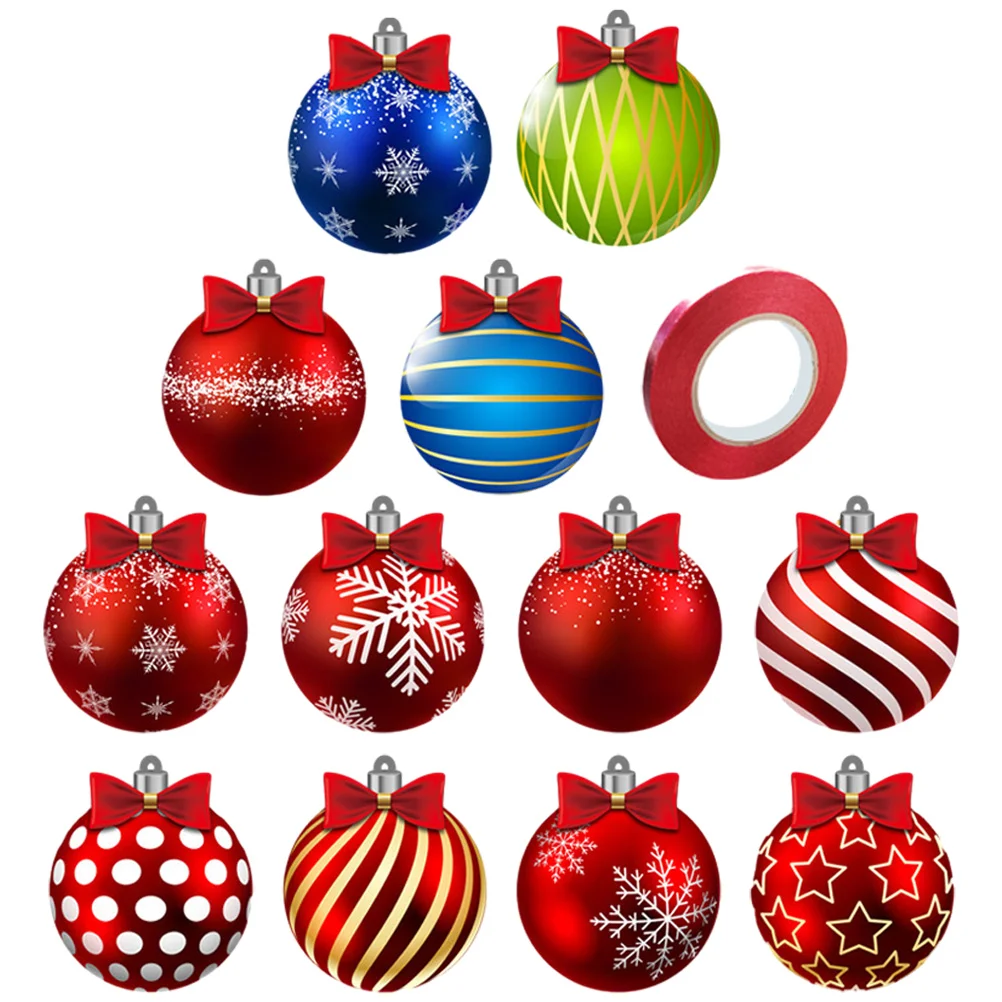 

Christmas Pet Candy Ball Double-sided Pattern Hanging Decoration Decorative Pendants Xmas Party Supplies Balls Tree Decorations