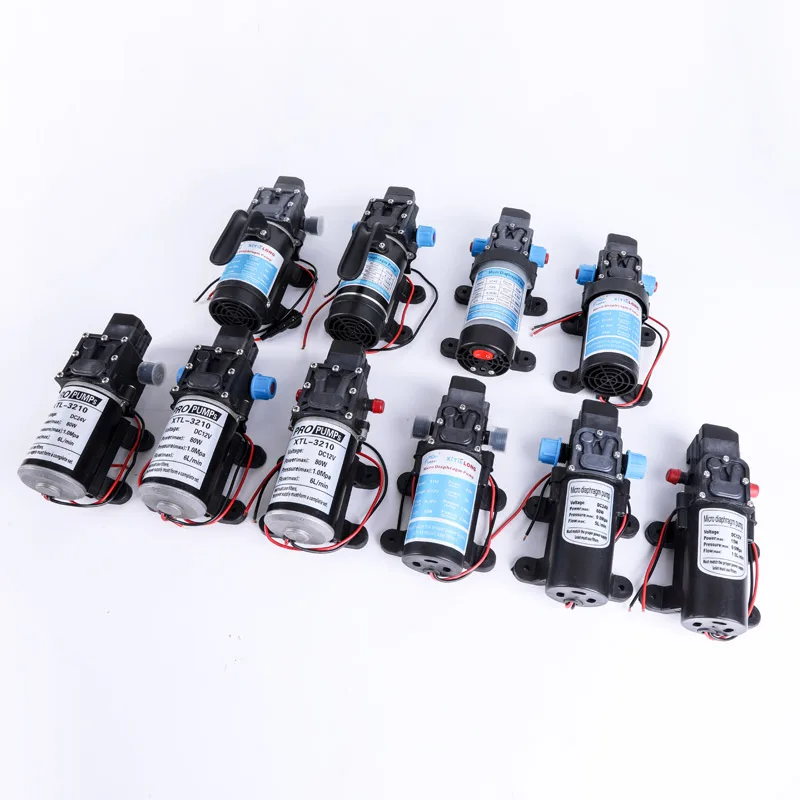 전기 물 펌프 자동 스위치 고압 농업용 다이어프램, 자체 프라이밍 정원 관개 물 분무기, 12V, 24V