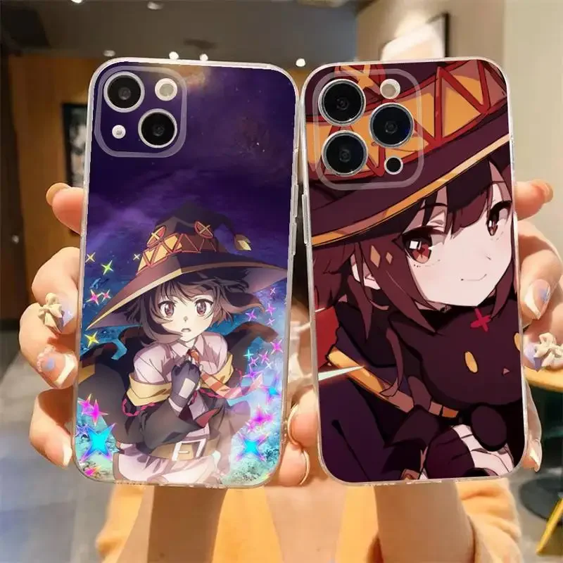 Megumin Konosuba Phone Case For iPhone 11 12 Mini 13 14 Pro Megumin Konosuba Phone Case For iPhone 11 12 Mini 13 14 Pro