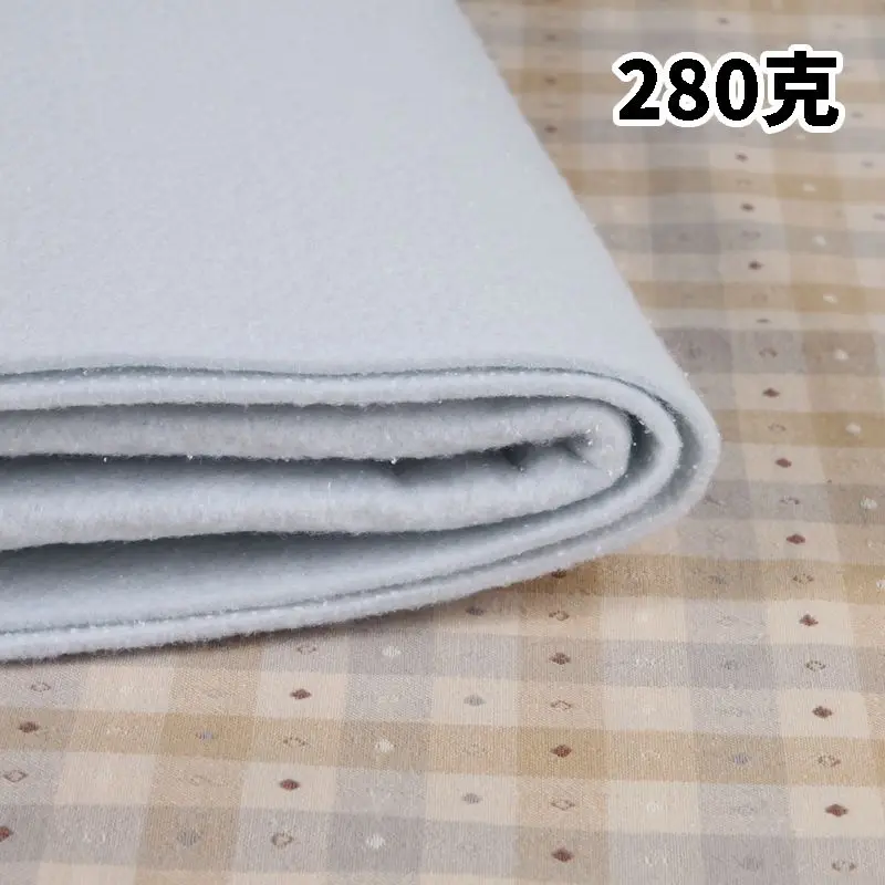 Light 280g Self-Adhesive Interfacing Fabric White Iron-On Non-Woven Fusible  Interfacing for Sewing Hat Shaped Interlayer Materia