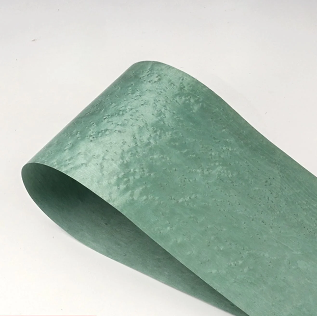 기술 목재 염색 참새 녹색 수제 베니어 시트, L:2.2 미터, 너비: 180mm, T:0.25mm  Best5