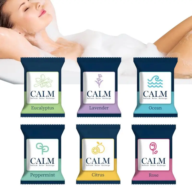 

Mini Aromatherapy Shower Tablets 6pcs Handmade Shower Bombs Bath Accessories Spa Relaxation Gifts Natural Shower Steamers