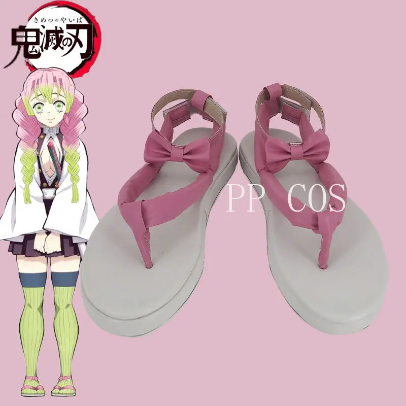 Demon Slayer Kanroji Mitsuri Scarpe Cosplay Slayer Kimetsu No Yaiba Nezuko Mitsuri Kanroji Cosplay Donna Adulto Kisatsutai