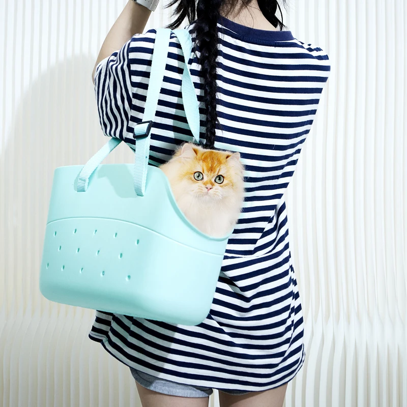 Bogg BagEVA New European and American Outdoor Tourism Beach Dopamine Candy Colored Shoulder Handba