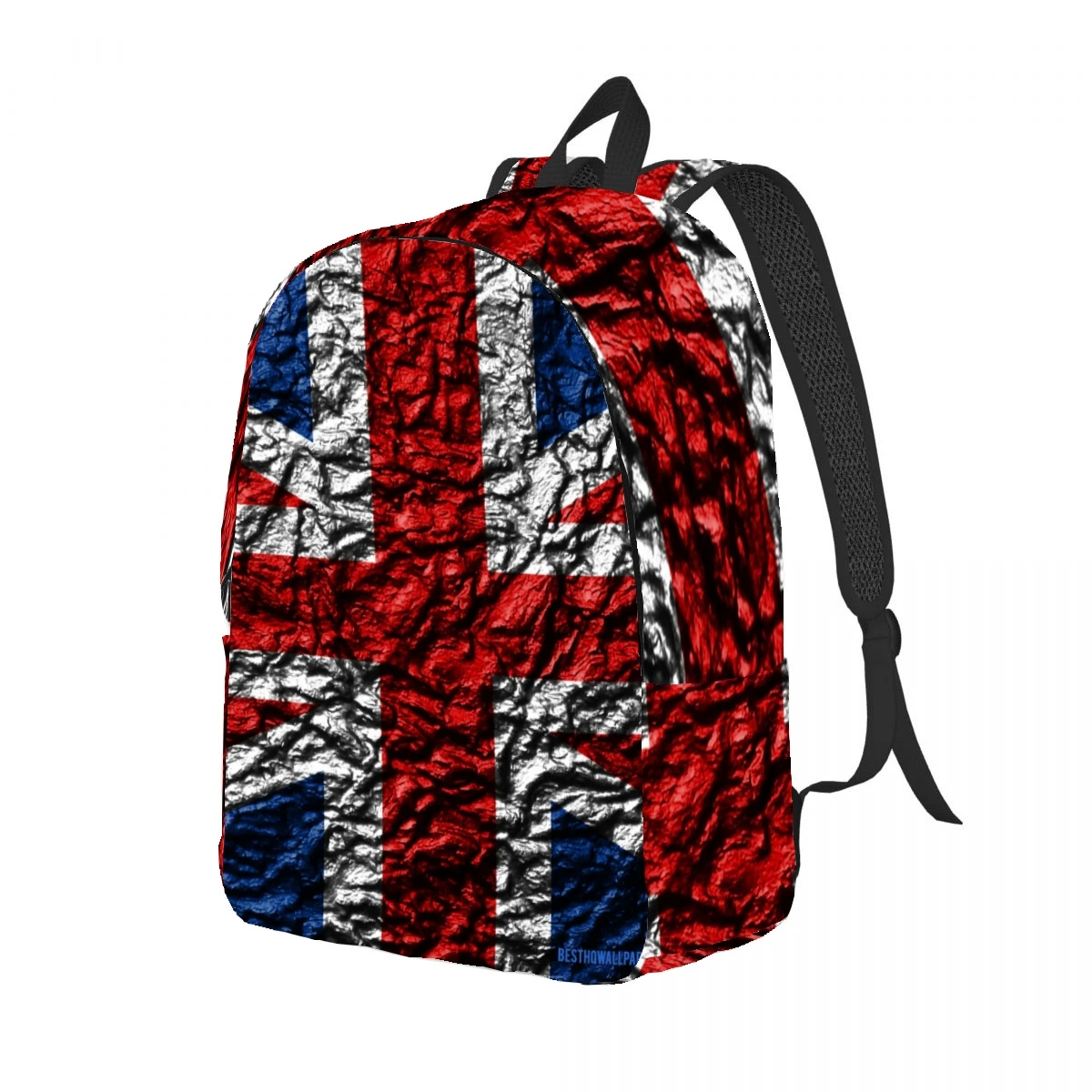British flag Backpack Casual Lightweight Laptop Backpack Men Women Travel Bag Outdoor Canvas Daypack