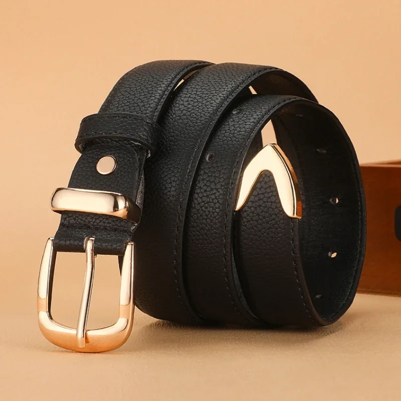 New Women Belts A Solid Color Casual, Retro and Elegant PU  Jeans and Coats Belt, Suitable for All Four Seasons Unisex Belts - 2