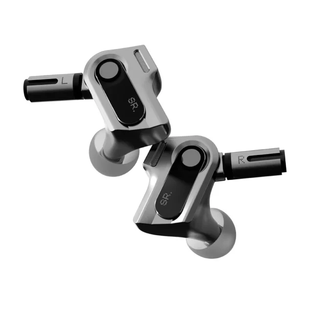 COLORFLY Silver Reference In Ear Earphones Three Unit Dynamic