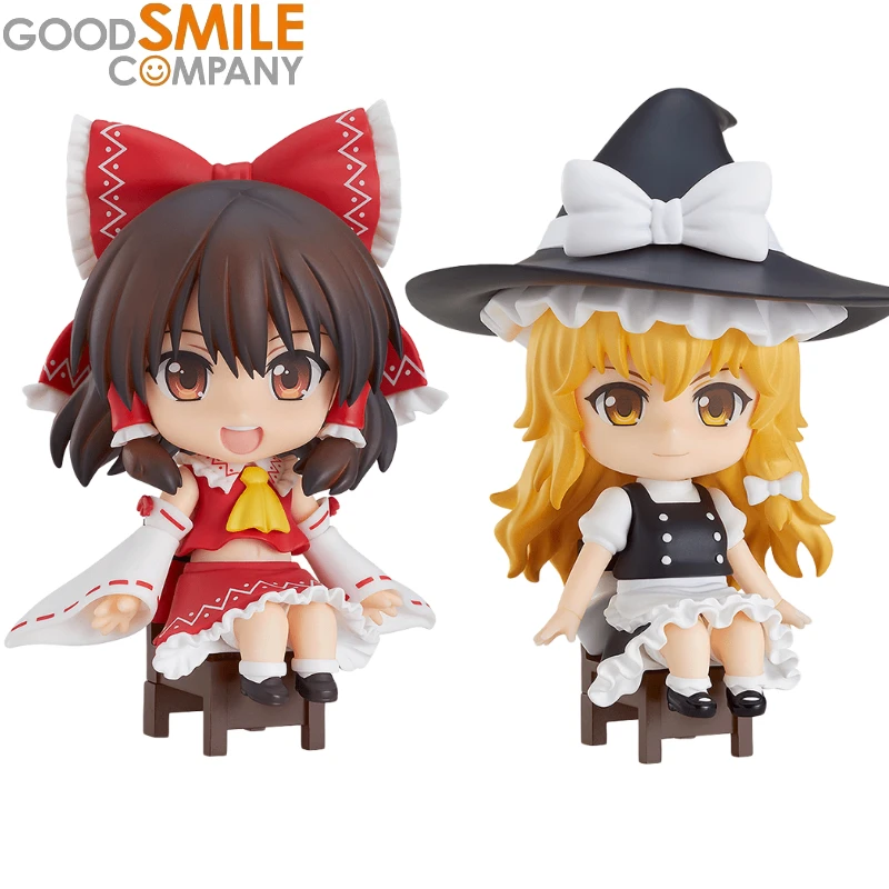 

100% Original GSC Swacchao Hakurei Reimu Kirisame Marisa Qversion Mini Anime Figure Model Action Toys Gifts Collection Ornament