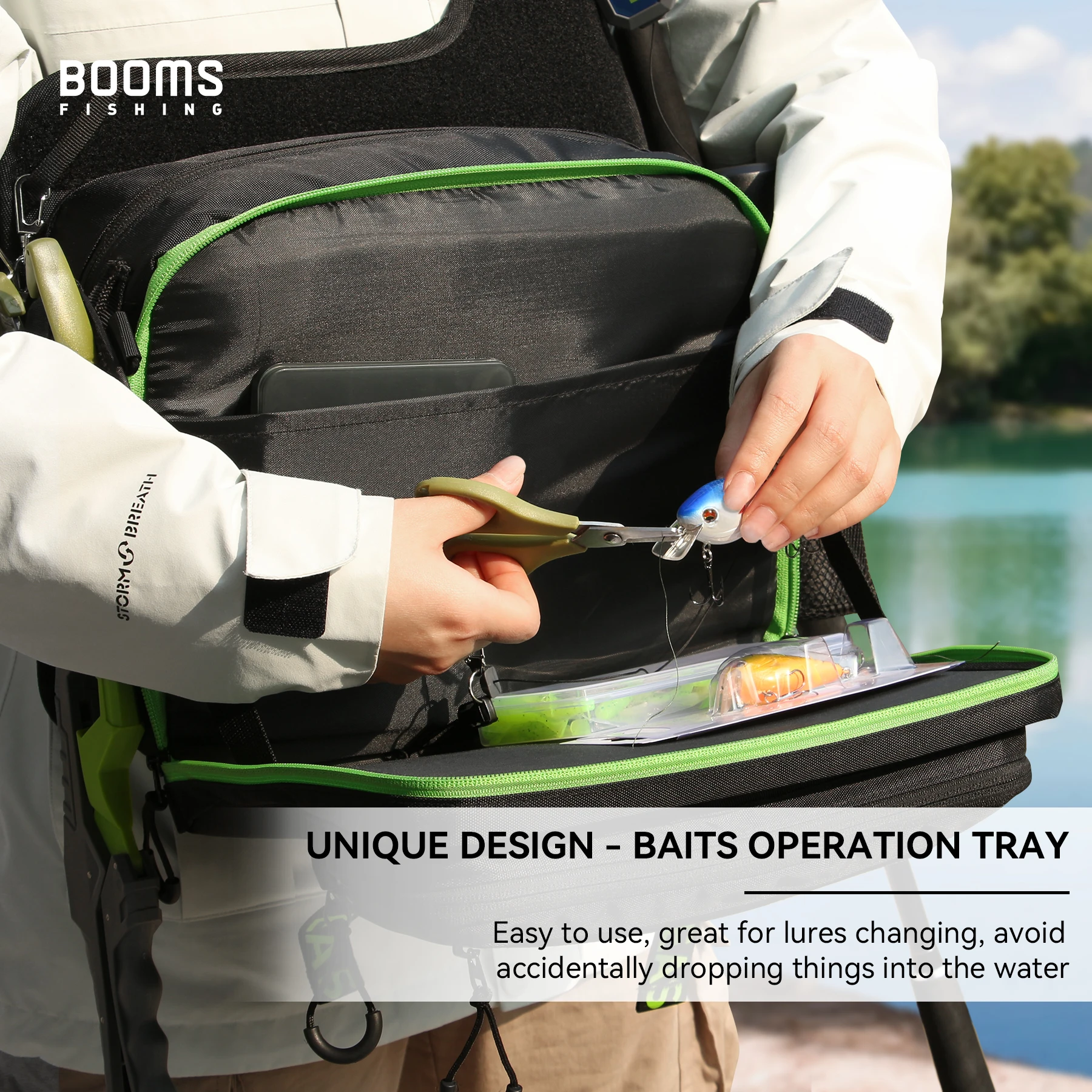 Booms Fishing IB1 Fishing Gear Storage Bag Professional Tackle Bag