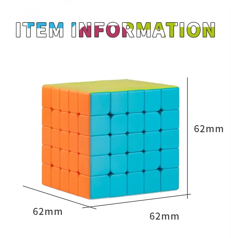 Carbon Fiber Magic Cube Set - Educational Speed Puzzle Toy
