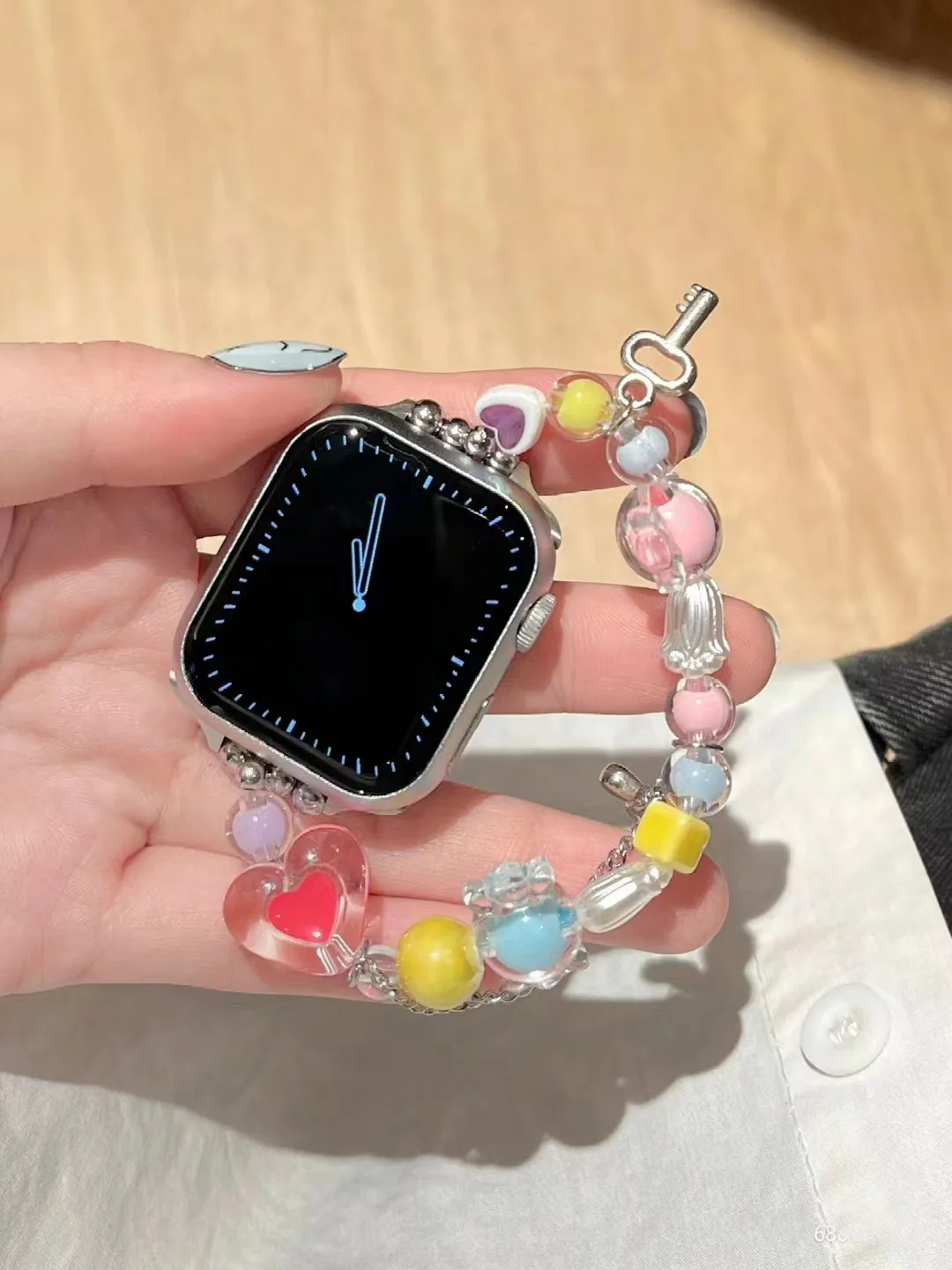 

Charm Candy Color Wristband for Apple Watch Strap 38/42 40/44mm 8SE 7 6 5 4 3 2 1 Plastic Band for IWatch 49Ultra 41/45mm Correa