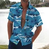 2025 Summer Animal Crane Men Hawaiian Shirt 3d Plant Shirt For Men Flower Print Plus Size Hawaiian Shirts Beach Flower Shirt 5xl 1