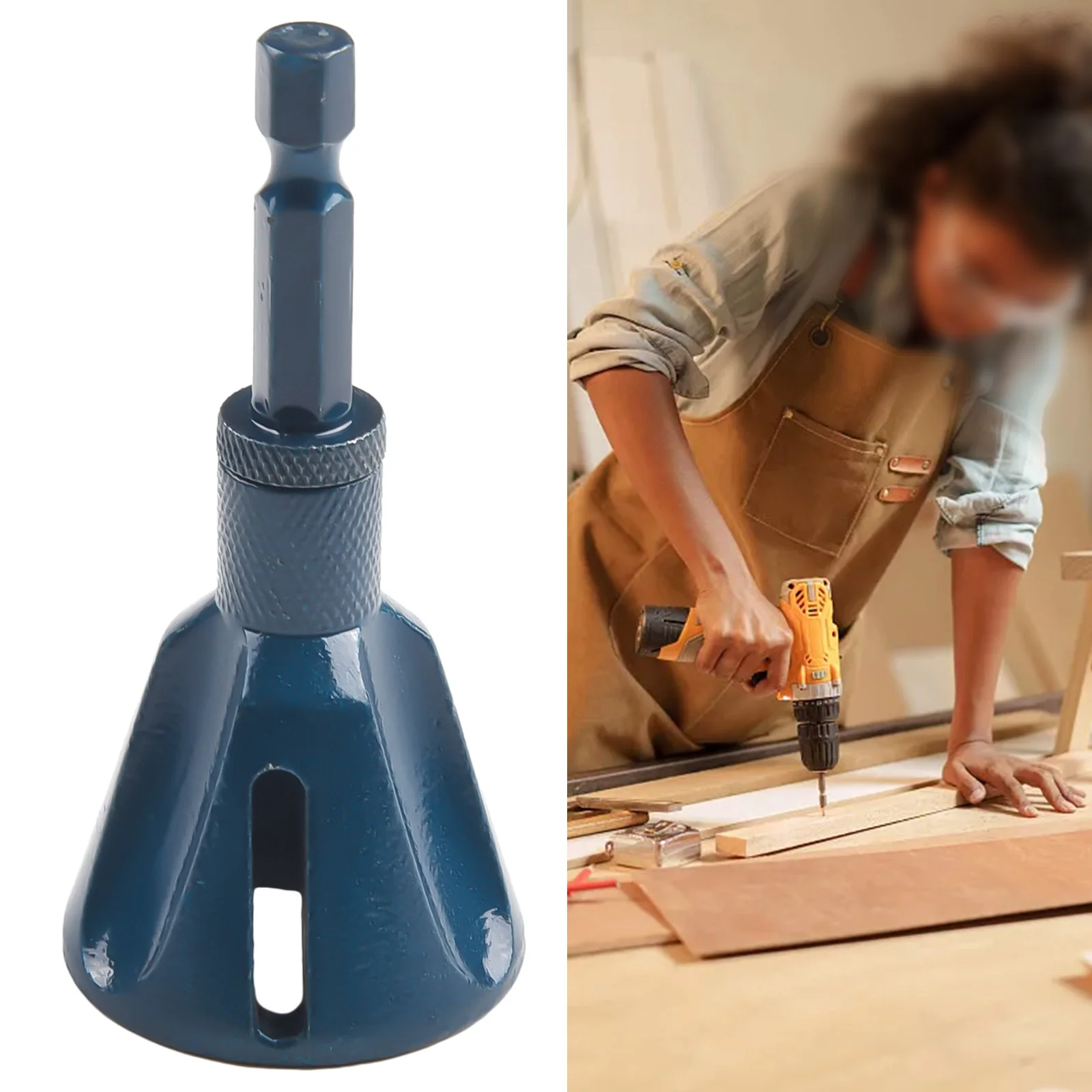 

External Electric Chamfer Tool with 325mm Tungsten Steel Efficiently Remove Burrs and Improve Threaded Fastener Repair