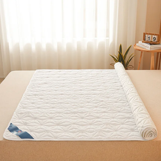 Protezione per materasso impermeabile - Coprimaterasso traspirante e silenzioso con 4 cinghie angolari elastiche Si adatta fino a 40 cm di profondità 5