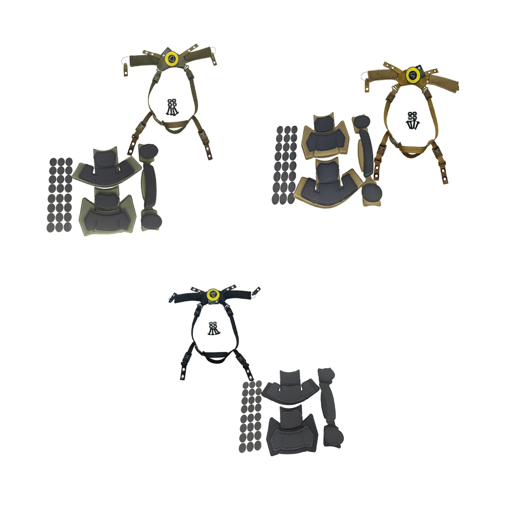 

Helmet Hanging Suspensions Systems Lanyard Cushion Helmet Pads Accessies