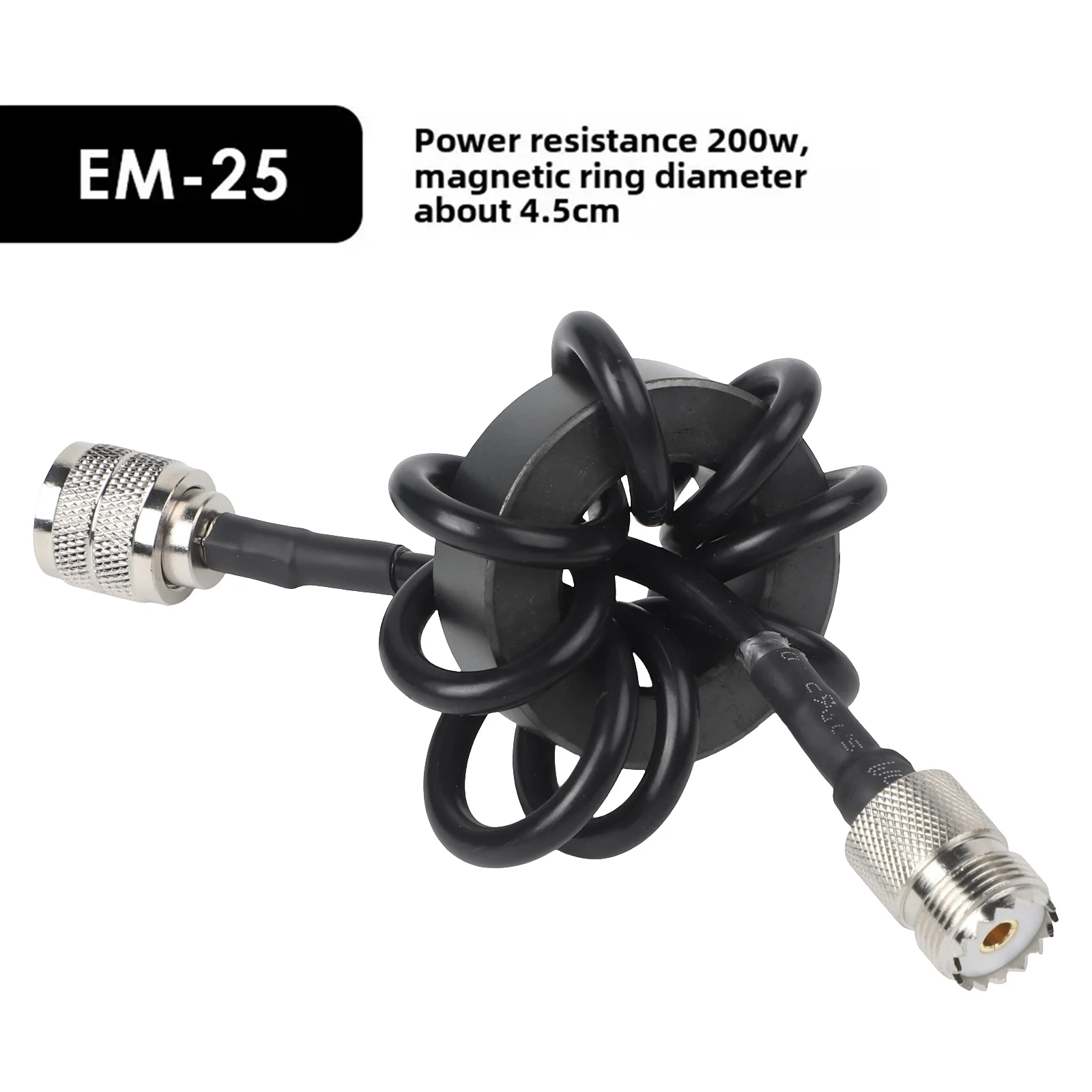 1pc 1,8-30 MHz Kurzwelle Choke Magnetische Ringe Für HF Kurzwelle Radio EM-25 EM-43o Anti-störungen Power Werkzeuge Zubehör – Detail 3