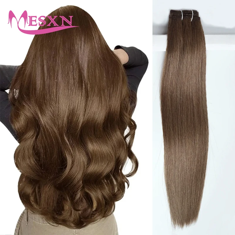Human Hair Wefts Extensions Hair Weft Real Human Natural Straight Weaving Bundles 50g 14"-24"