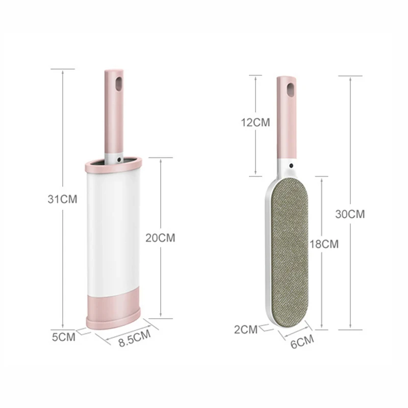 Pet Hair Remover Lint Remover Clothes Lint Roller Reusable Fur Hair Cleaning Brush Static Dusting Brush Household Coat Brushes For lint remover pet hair remover lint roller clothes lint remover pet hair remover brush lint remover brush
