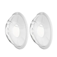 2pcs Wearable Milk Saver for Breastfeeding Manual Breastmilk Collector Silicone Shell Milk Catcher 30ml Milk Collection Cup 1