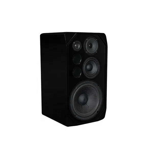 ODM/Manufacture Karaoke Stereo Speaker Wooden Box KTV High Quality Super Bass Computer Bookshelf Desktop Speaker