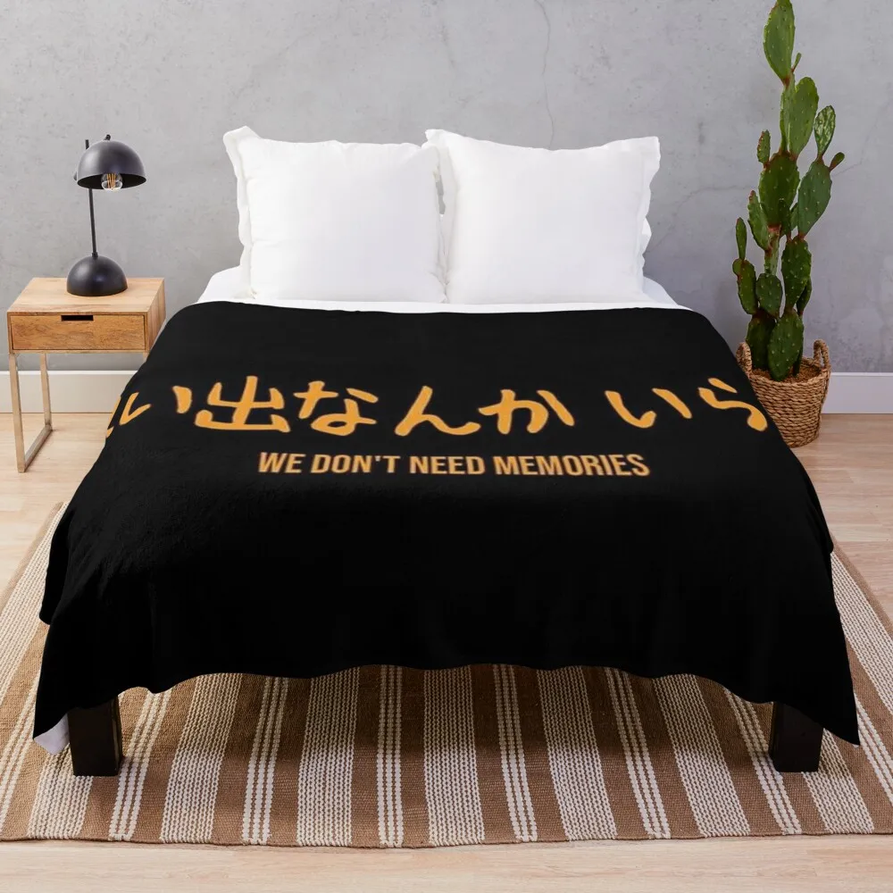 

Inarizaki Banner Throw Blanket Fluffy Softs Camping Decoratives Softest Blankets