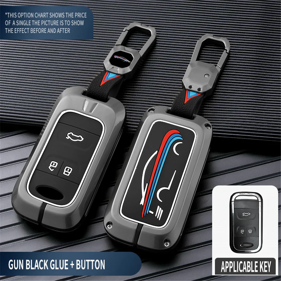 Cover per chiave/telecomando per Chery Tiggo 8 7 5X 2019 2020 Smart Keyless Remote Fob proteggi custodia portachiavi accessori per supporto auto-Styling - Se84a320b48264b399cadba1cf52fac45K