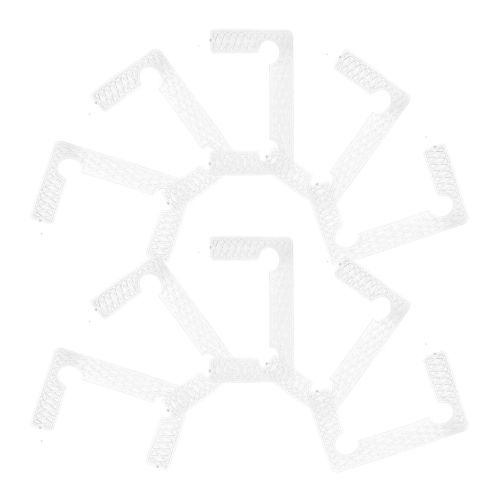 40 Pcs Gasket Replacement Kit Hinges Rubber Pads Glass Door Shower Hinge Bathroom Doors Part AntiSlip ShockAbsorption Durable